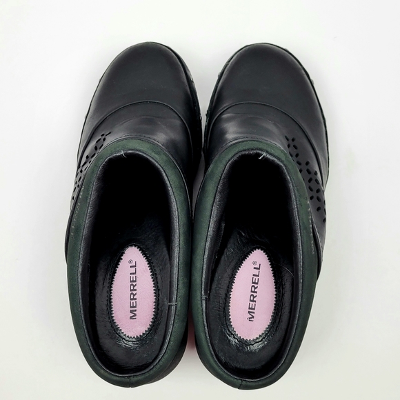 Merrell Studded Leather Clogs - Picture 8 of 11